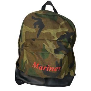 Vintage U.S. Mariners Backpack Camouflage USA MADE Army Military Navy Air Force